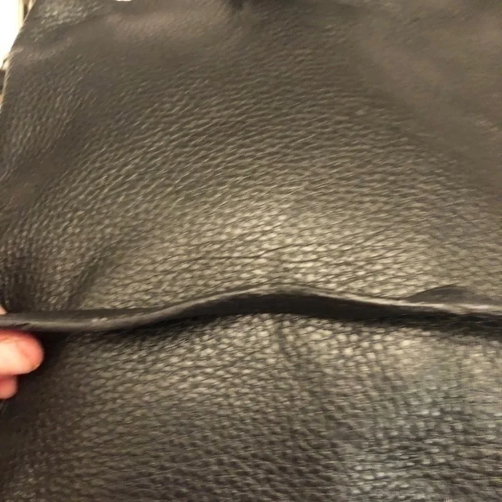 Michael kors black leather jet set chain bag purse